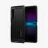 ACS02841 - Sony Xperia 1 III Case Rugged Armor in matte black showing the back